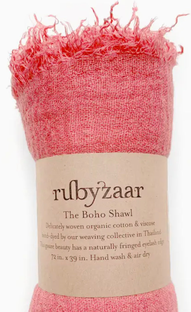 rubyzaar boho shawl