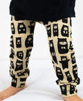 Fred & Noah Leggings - Stone Bear