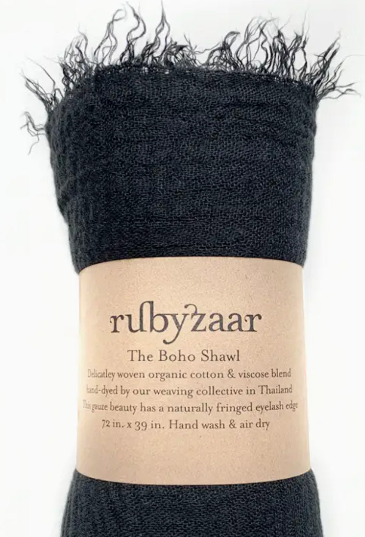 rubyzaar boho shawl
