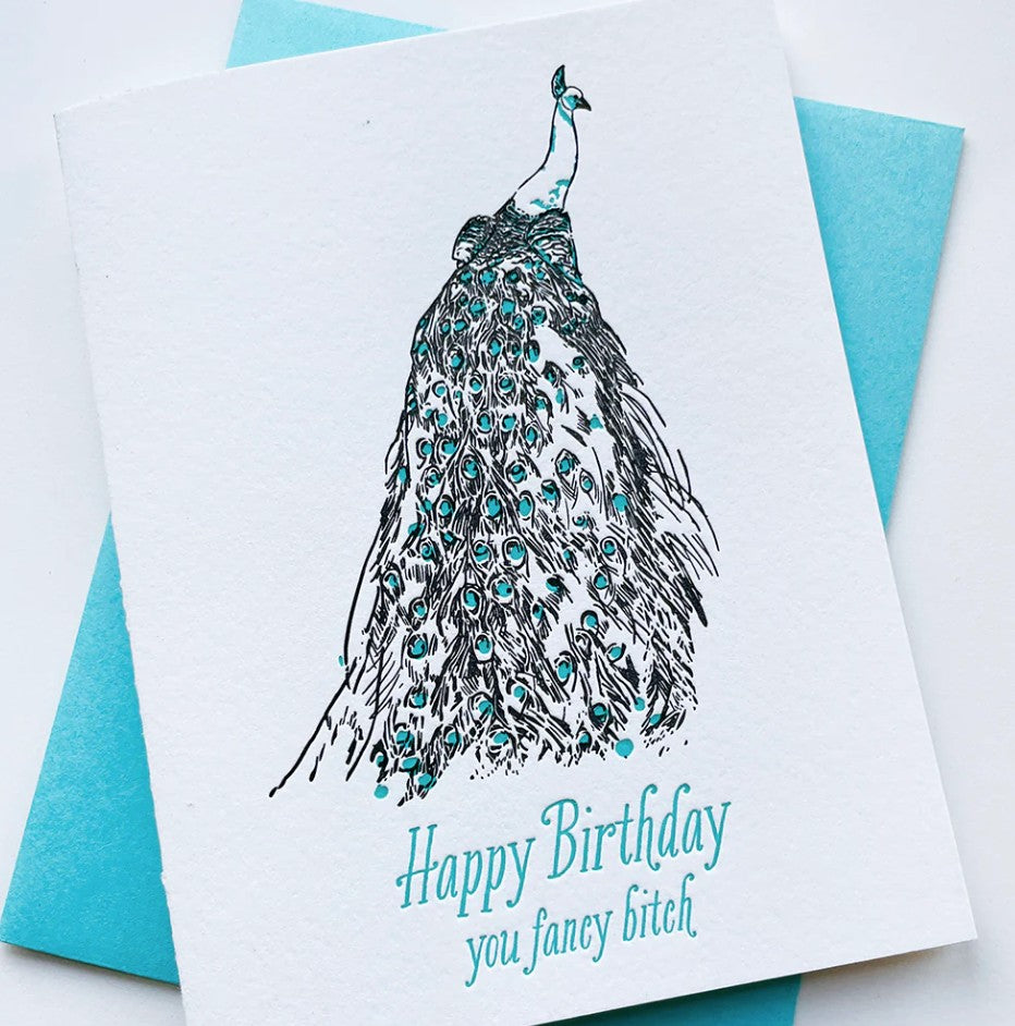 Steel Petal Press Fancy Bitch Birthday Card