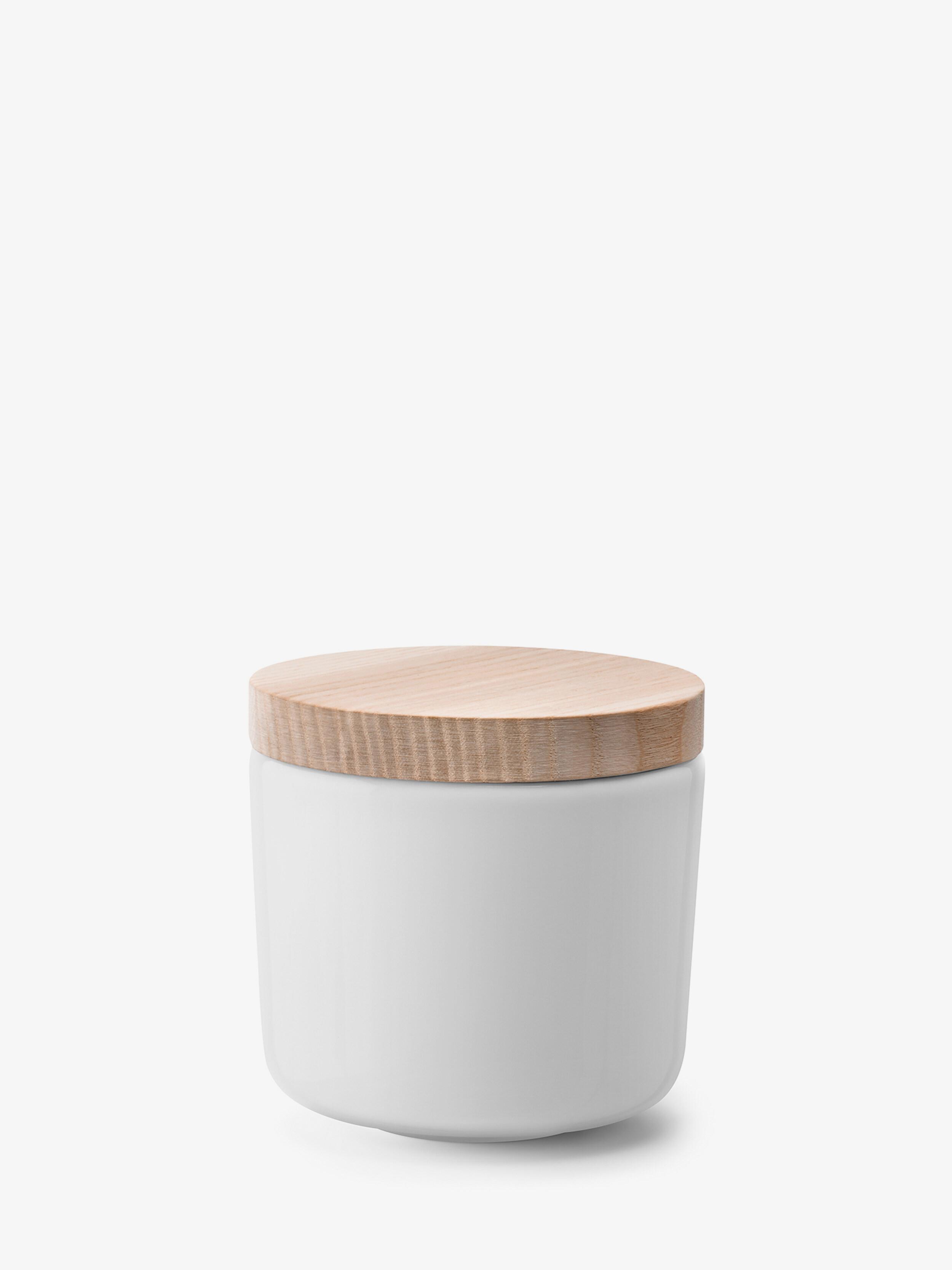 LSA Collective Pot & Ash Lid, White