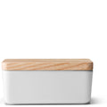 LSA Collective Butter Dish & Ash Lid, White