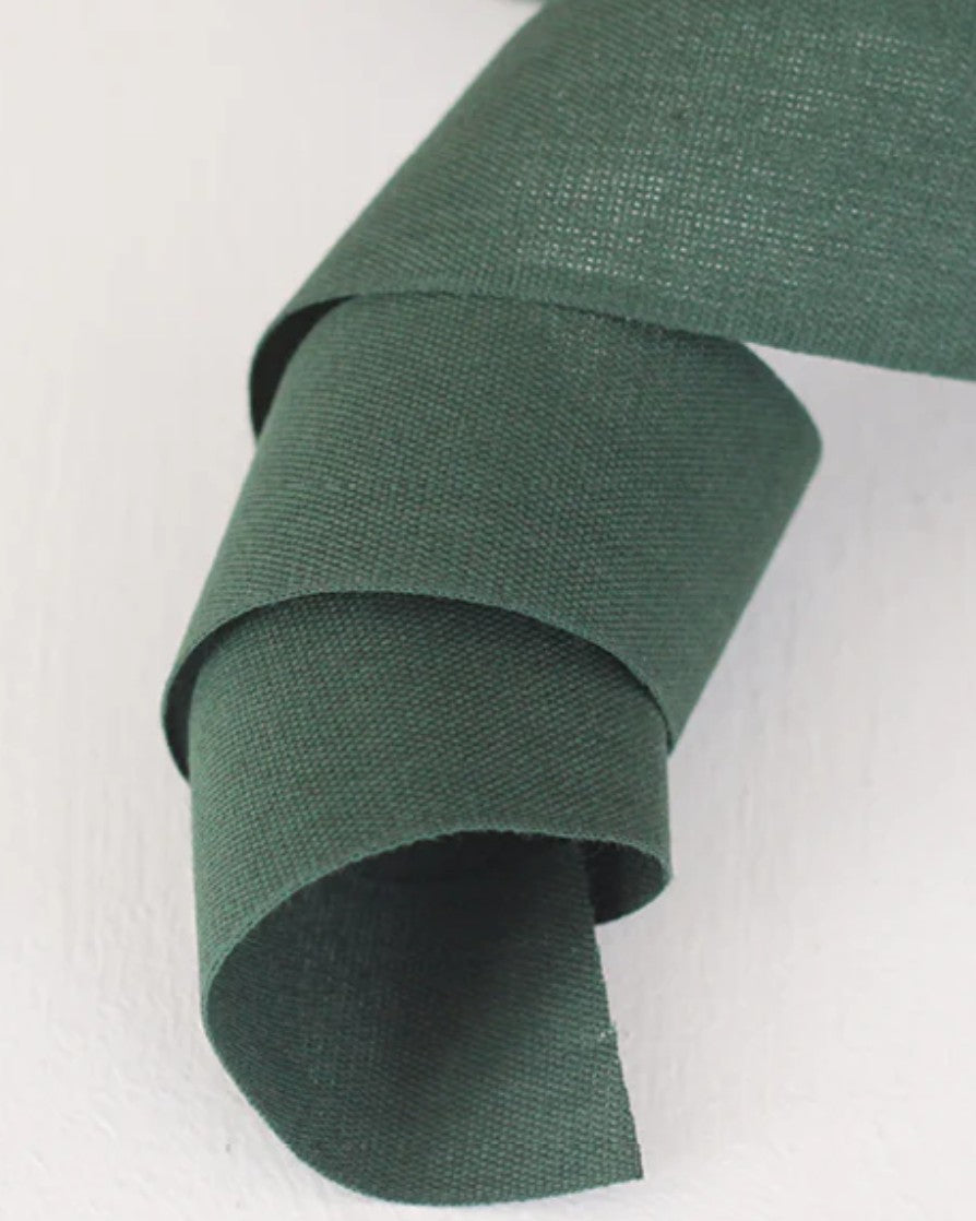 Studio Carta Tight Weave Cotton Ribbon 1 1/2", Cypress