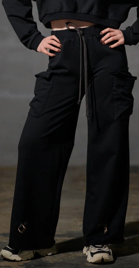 Henriette Steffensen Cargo Trousers Black