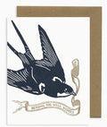 Lynnoleum Barn Swallow Card