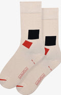 MuseARTa Black Square and Red Square Socks