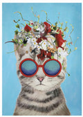 East End Flower Cat Card