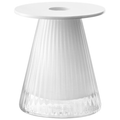 LSA Beacon Candle Holder/Vase, 4in, White