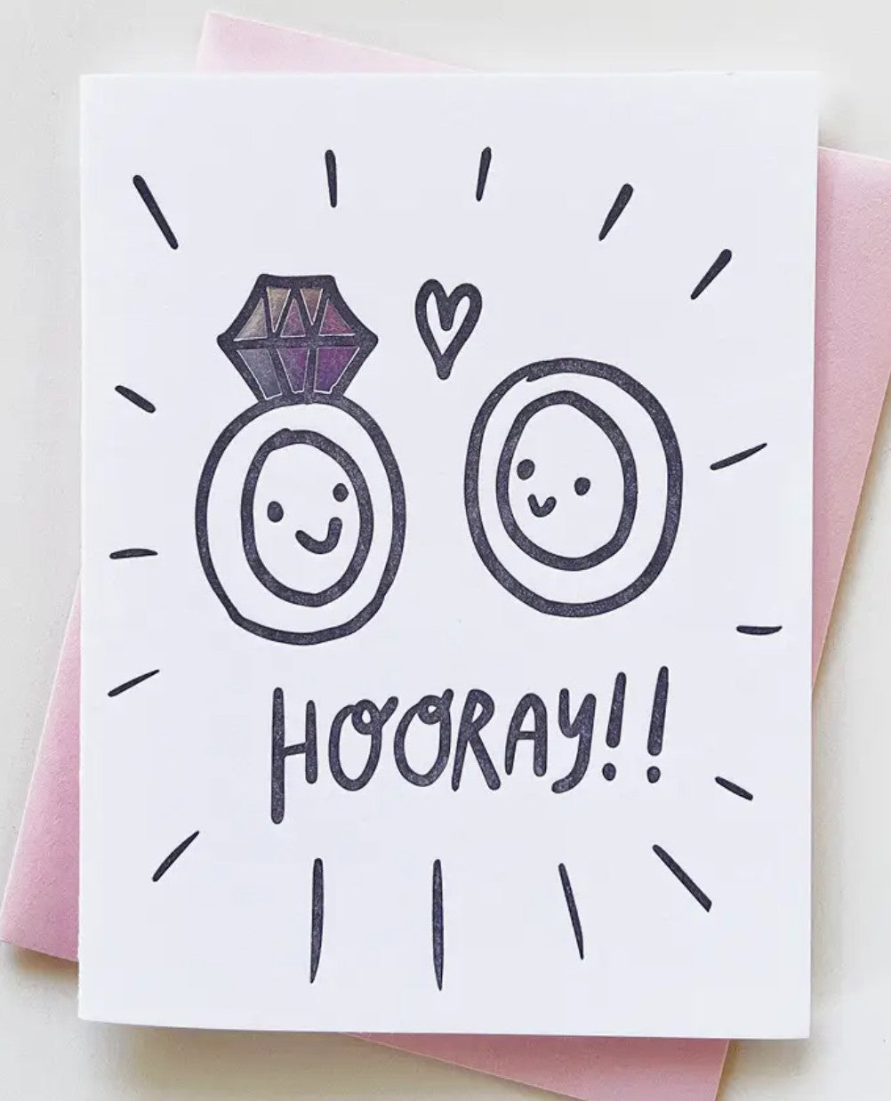 Ghost Academy Rings in Love Card