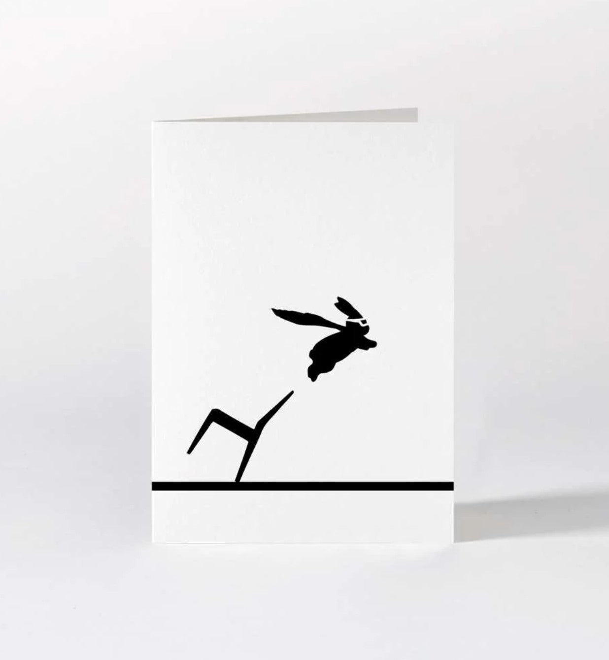 HAM Superhero Rabbit Card