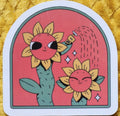 Luxe Trauma Retro Flowers Sticker