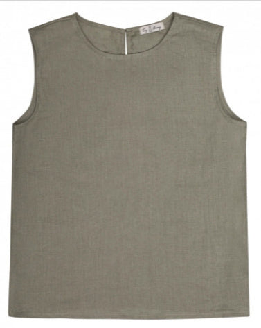 Tiny Bunny Linen Crop Top