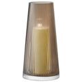LSA Beacon Lantern/Vase, 11.75 in, Taupe