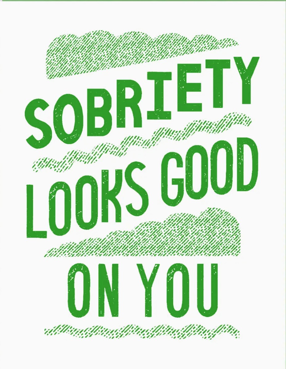 Bench Pressed Sobriety Card