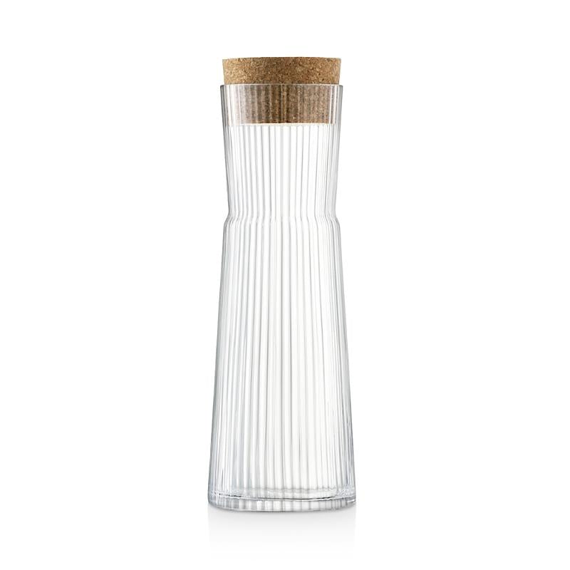 LSA Gio Line Carafe and Cork Stopper, 46oz