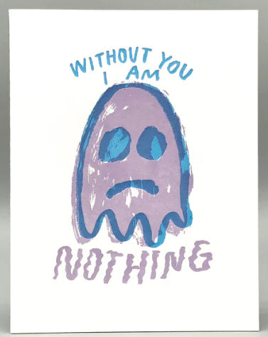 Westland Press Nothing Ghost Card