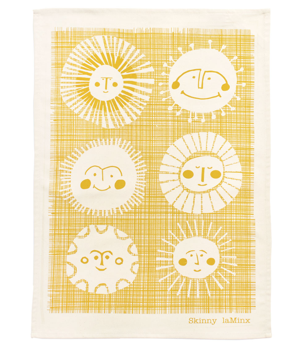Skinny laMinx Tea Towel Sunnyside Gold