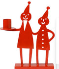 Bengt + Lotta Santa Couple Candle Holder
