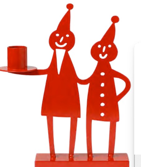 Bengt + Lotta Santa Couple Candle Holder