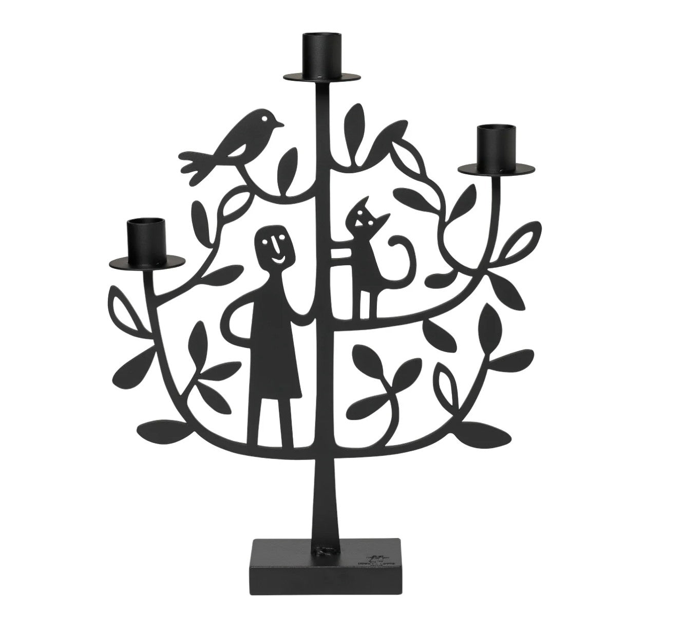 Bengt & Lotta Cat in Tree Candle Holder