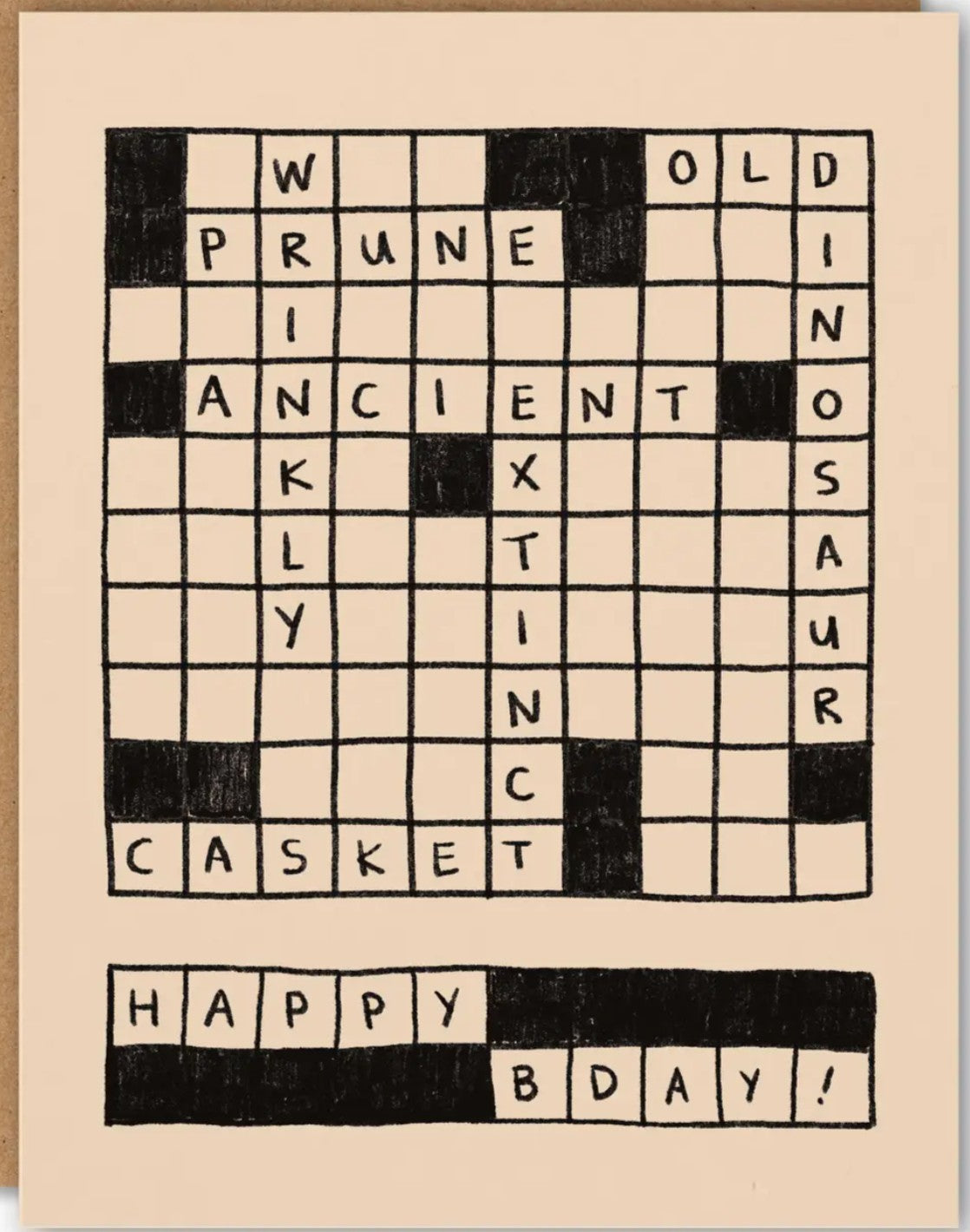 Badger & Burke Crossword Birthday