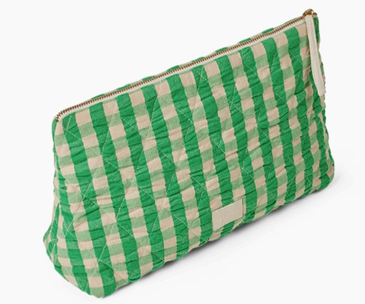 Juna Karla Toiletry Bag, Green/Sand