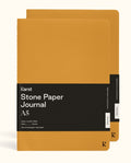 Karst Stone Paper Journal (A5), Twin Pack, Turmeric