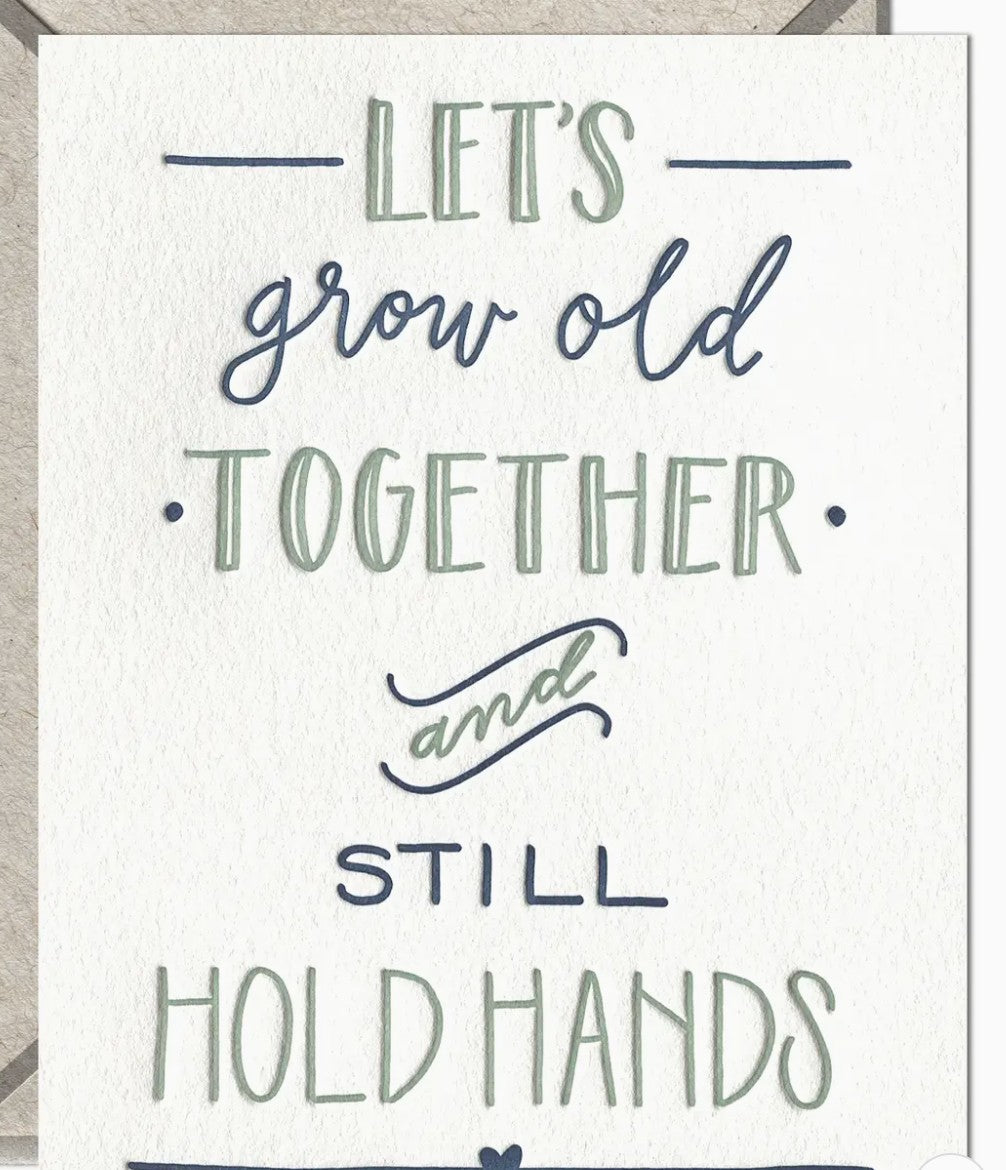 ink meets paper Still Hold Hands Card