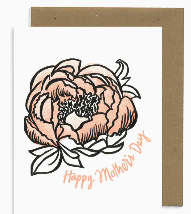 Lynnoleum Mother's Day Peony Card