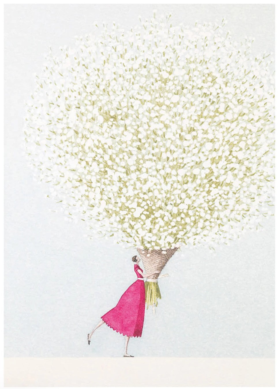 Laura Stoddart Baby's Breath Card