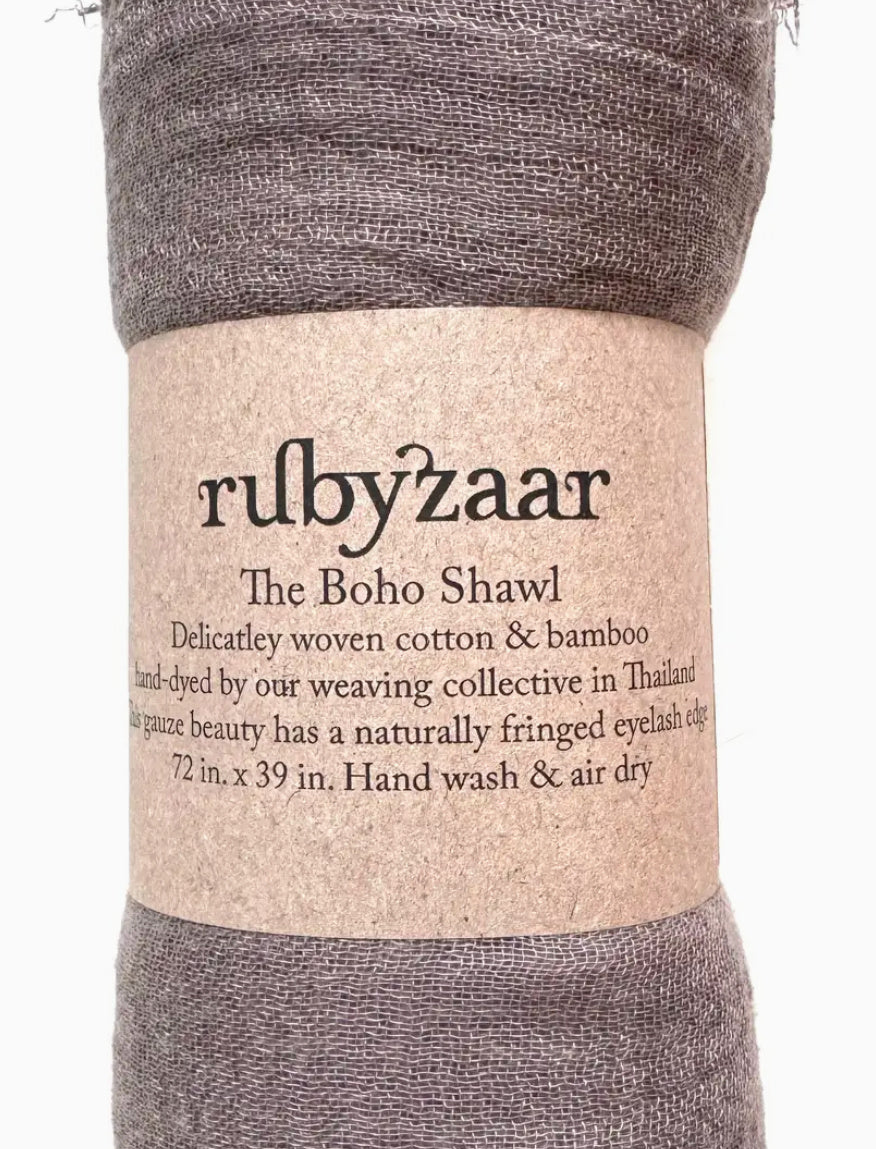 rubyzaar boho shawl