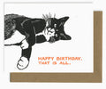 Lynnoleum Cat Birthday Card