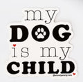 Steel Petal Press Dog Child Sticker