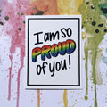 Pushing Whimsy I Am So Proud of You Card