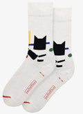 MuseARTa Cat With Green Ball Socks