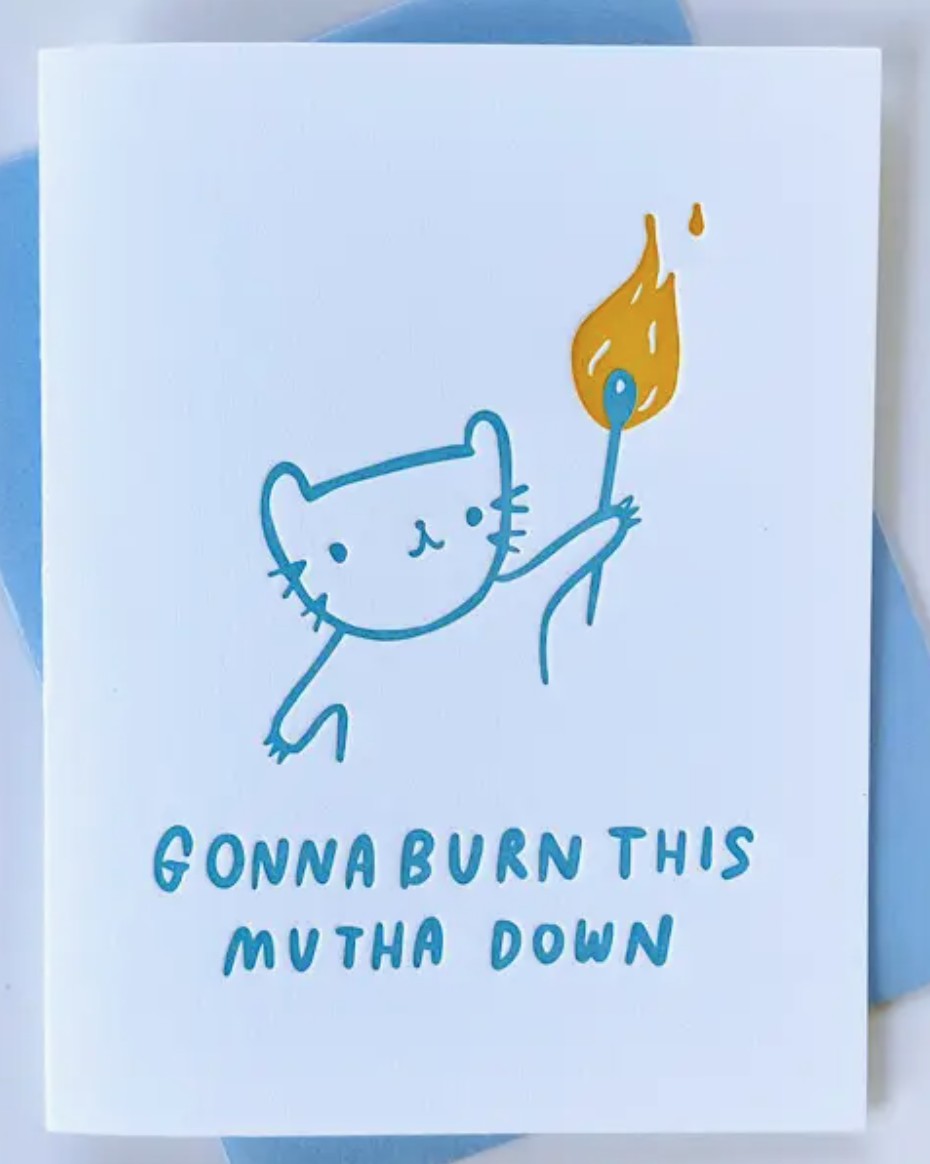 Ghost Academy Burn This Mutha Card