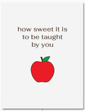 Quick Brown Fox Taught By You Card