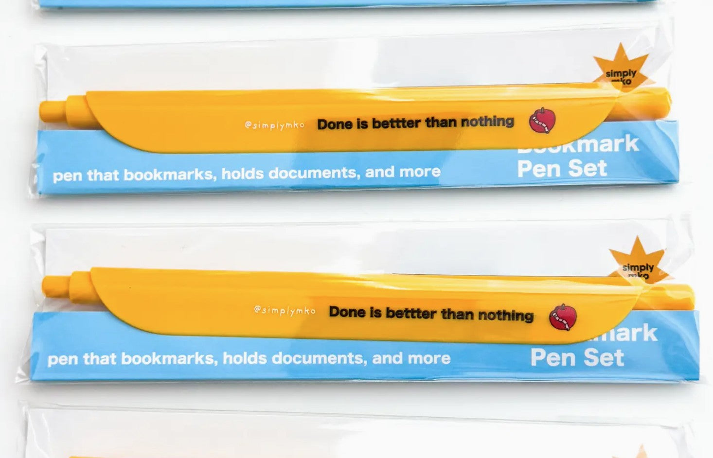 SimplyMKO Rubber Duck Bookmark Pen