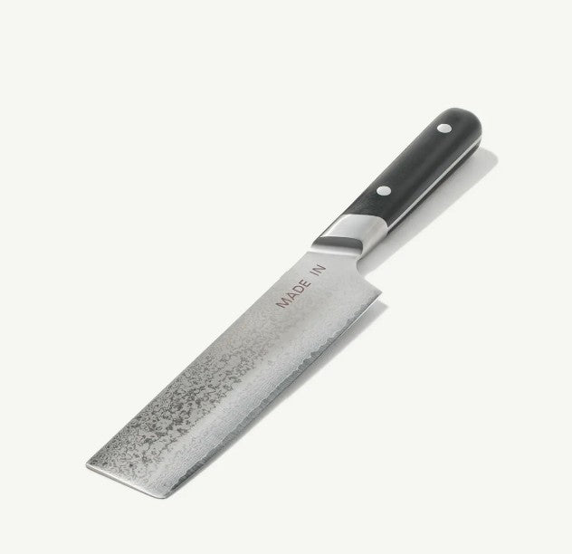 Made In 6" Damascus Steel Nakiri Knife