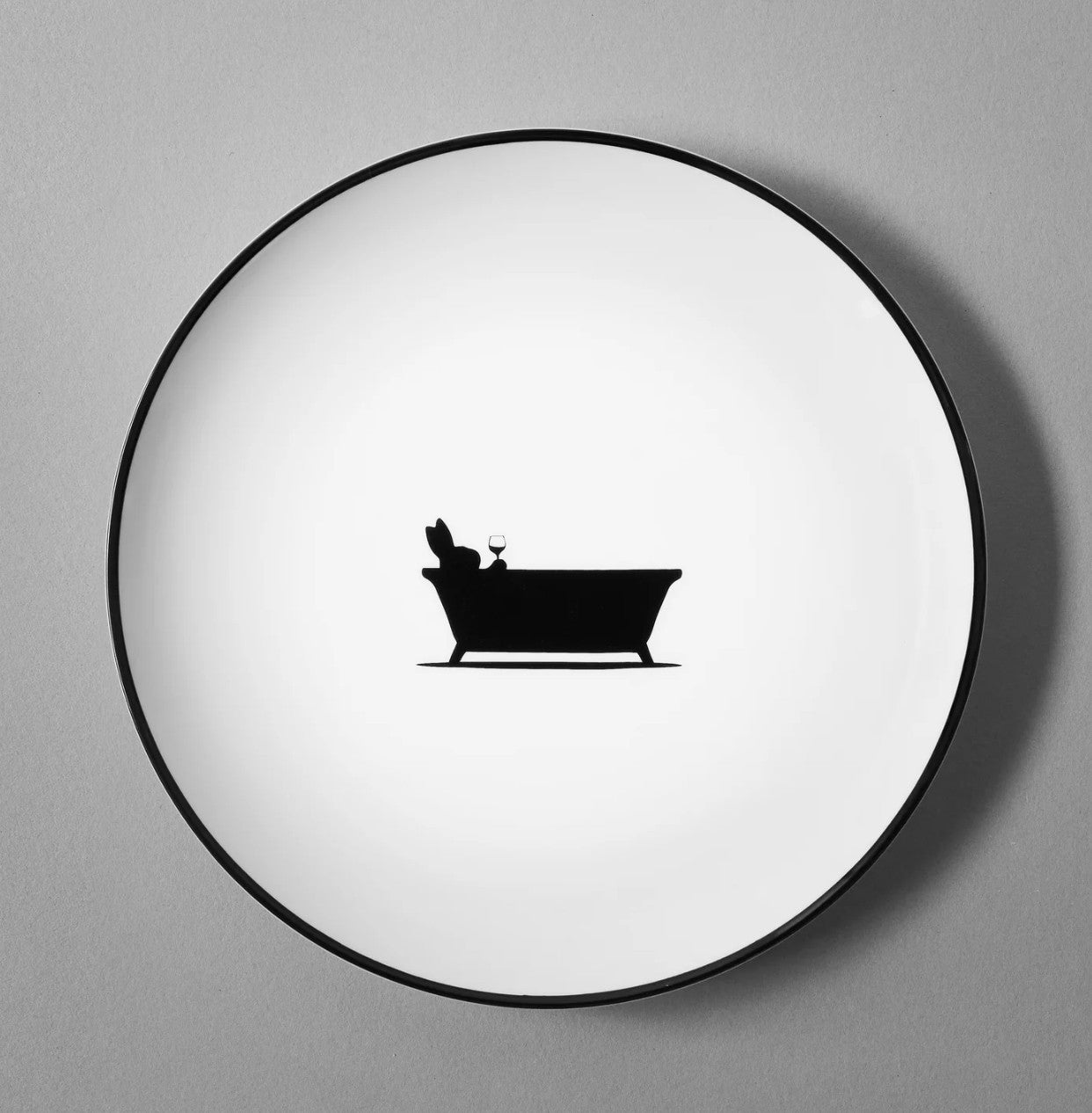 HAM Bathtime Rabbit Plate
