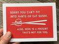 Louise Lauret Honest Baby Shower Card
