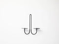 Fredericks & Mae Double Arm Iron Candle Holder