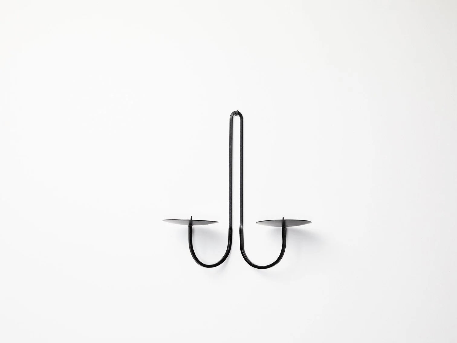 Fredericks & Mae Double Arm Iron Candle Holder