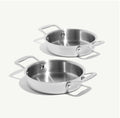 Made In Stainless Steel Round Gratin Baker - Set of 2