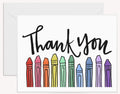 Anna Whitham Thank You Crayon Card