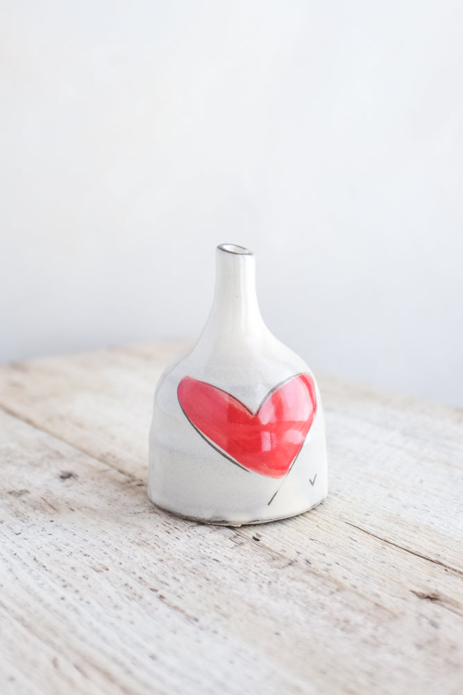 Z Pots Single Stem Heart Vase