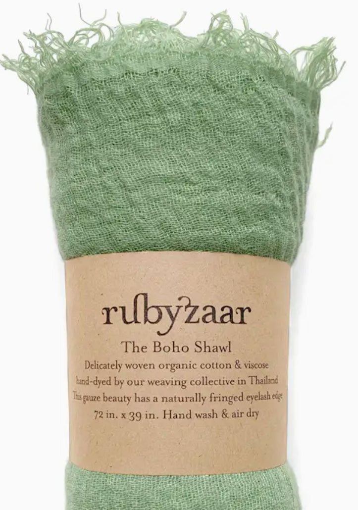rubyzaar boho shawl