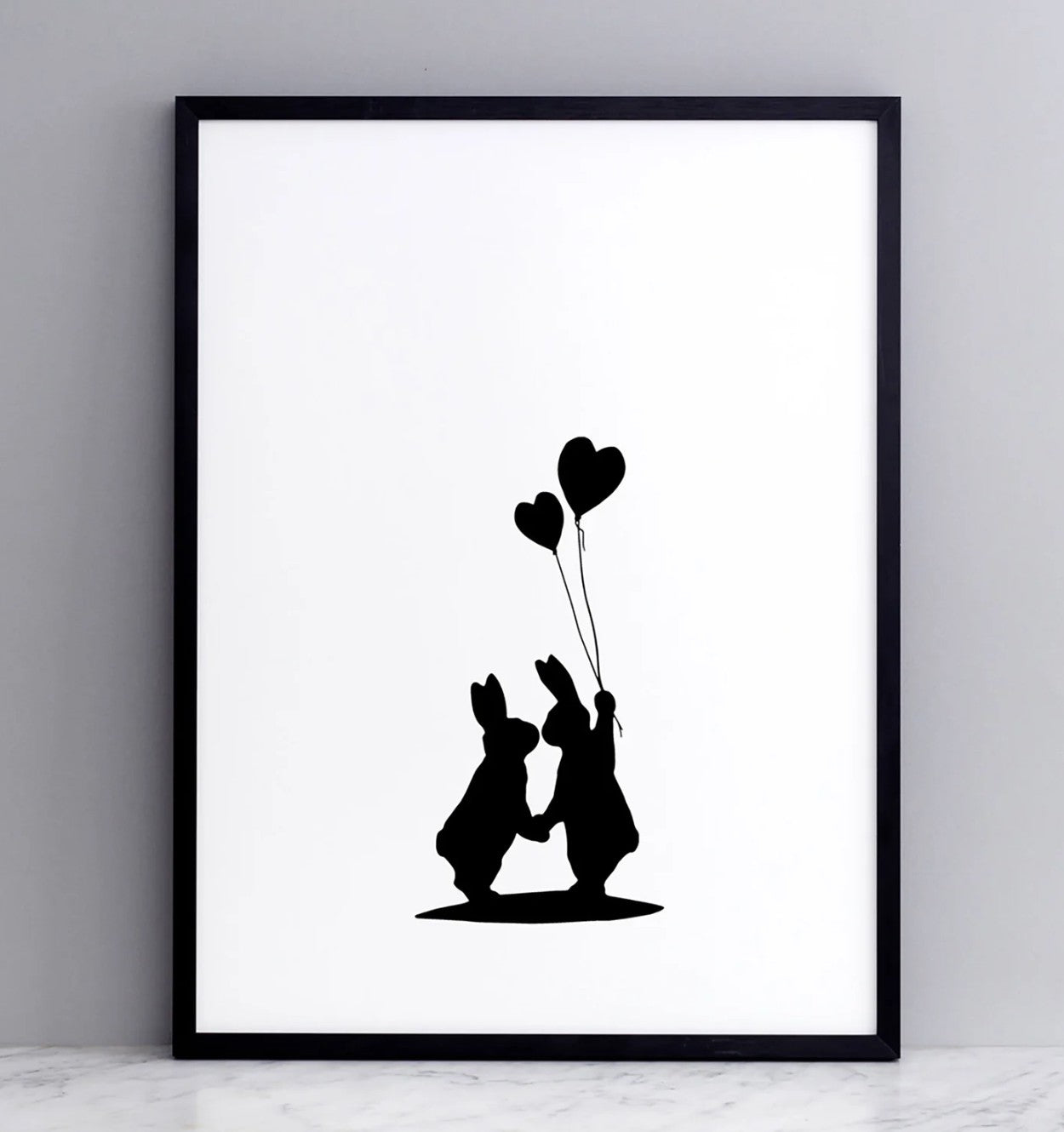 HAM Lovestruck Rabbit Print
