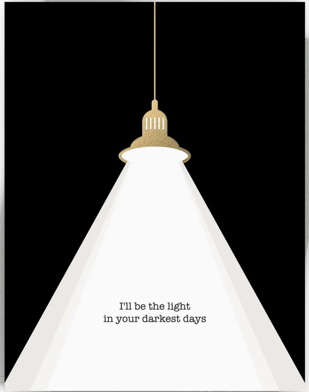 Fine Moments Be The Light Card
