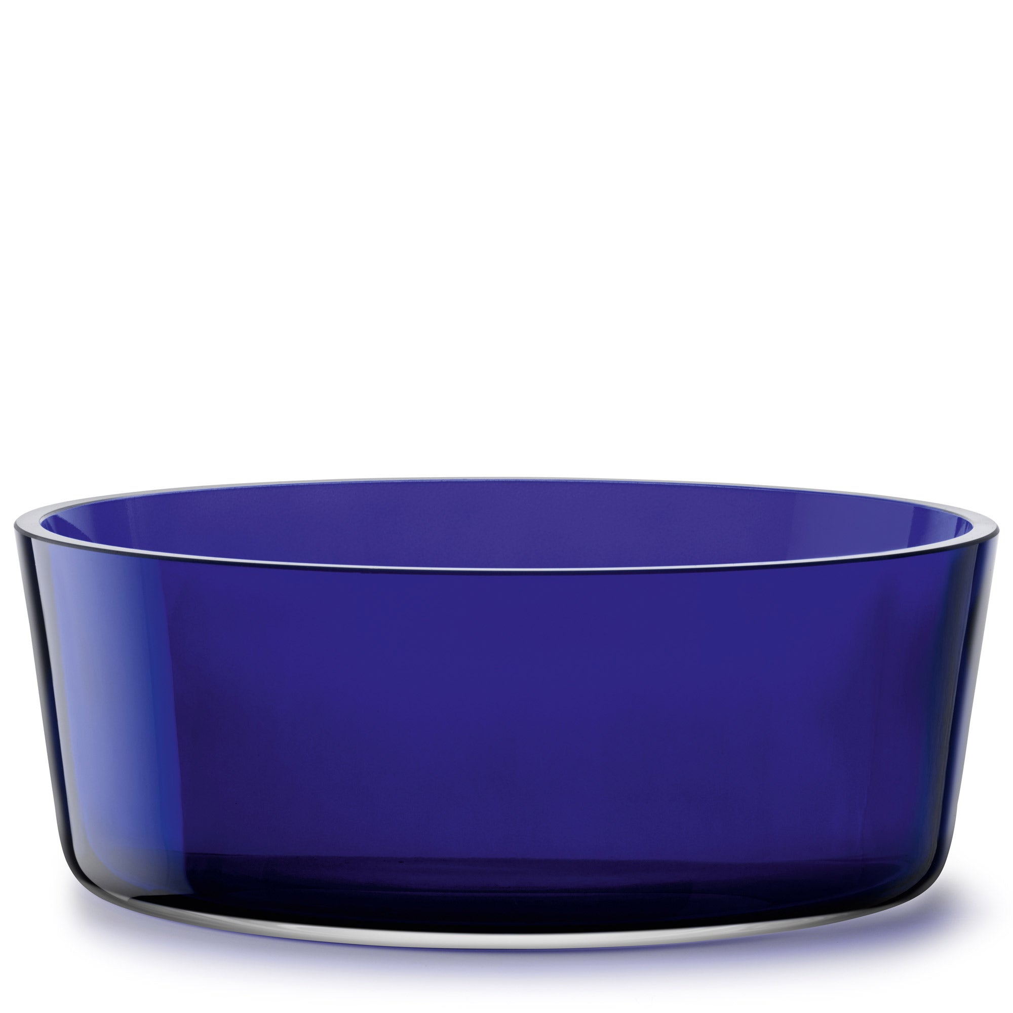 LSA Collective Glass Bowl, Cobalt
